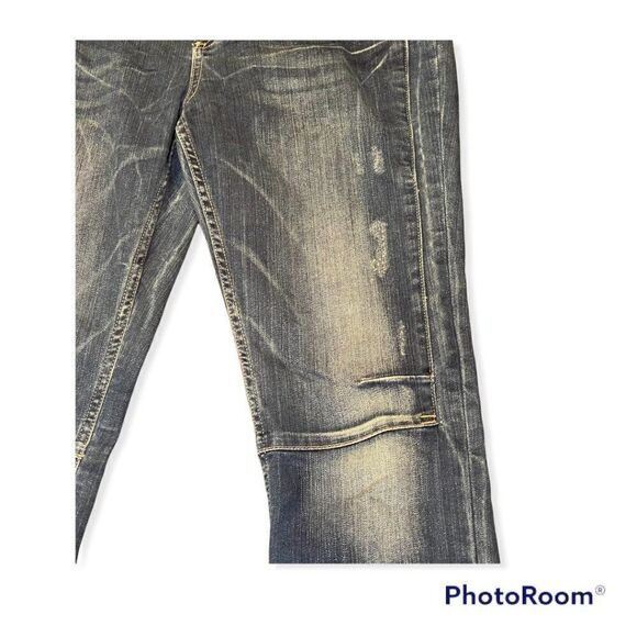 Vintage A.B.S.by Allen Schwartz Womens Blue Stretchy Straight Jeans Size 31 - Picture 5 of 12